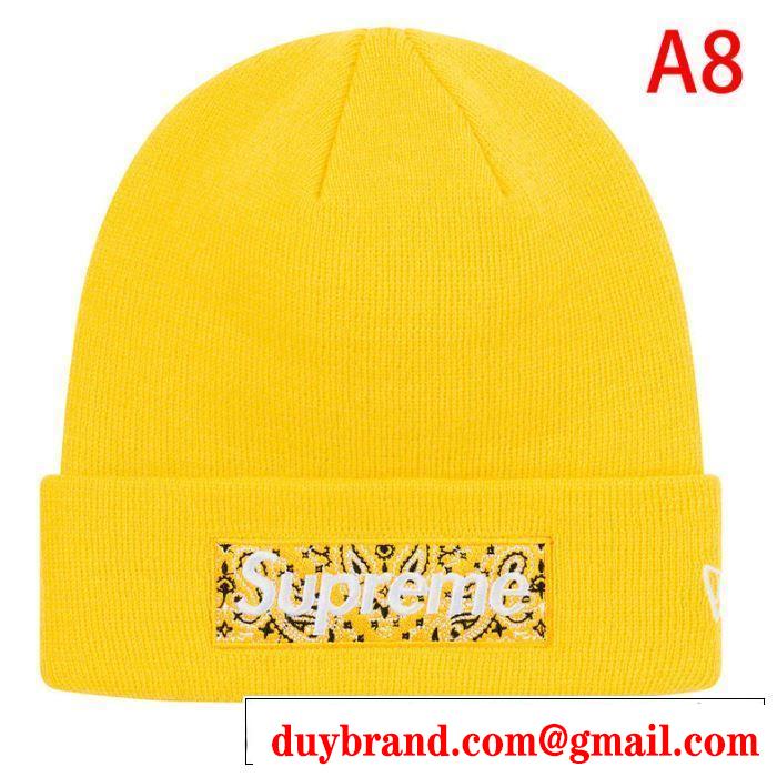 シュプリーム SUPREME 多色可選 2020年春限定 Supreme 19FW New Era Box Logo Beanie ニット帽/ニットキャップ