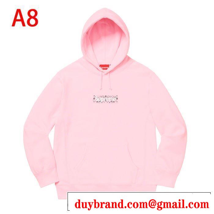 お値段もお求めやすい 多色可選 パーカー SUPREME Bandana Box Logo Hooded Sweatshirt 2020年春夏コレクション