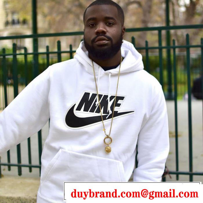 エレガントな雰囲気 3色可選 Supreme Nike Leather Hooded Sweatshirt 2020話題の商品 スタイルアップ