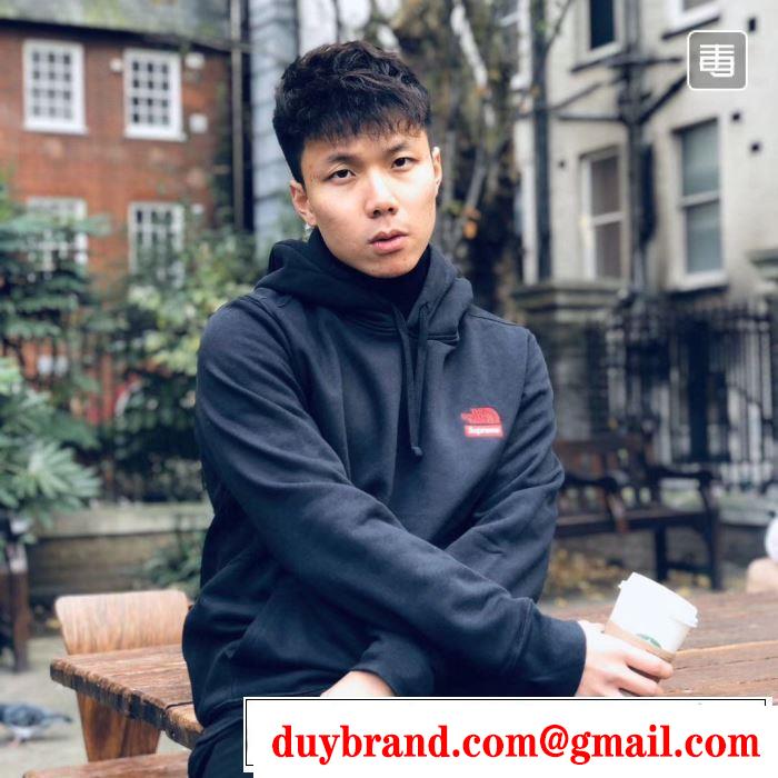 おしゃれに大人の必見 2色可選  Supreme 19FW TNF Statue of Liberty Hooded パーカー