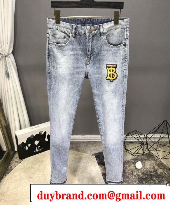 バーバリー海外限定ライン  BURBERRY 20SSトレンド ジーンズ 使いやすい新品