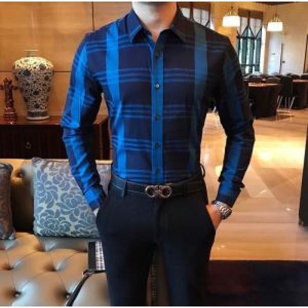 Burberry Burberry Burberry Burberry Burberry Burberry Shirt Hiệu quả Người sành điệu Người _ Áo sơ mi _ Men Fashion_ Thương hiệu cửa hàng đặt hàng qua thư giá rẻ