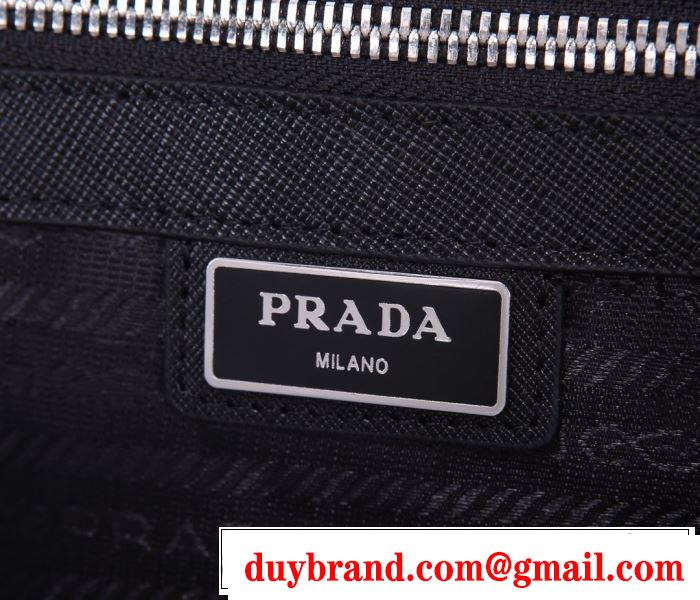 大人気柄 プラダ PRADA 価格帯が低い ビジネスバッグ 非常にシンプルなデザインな