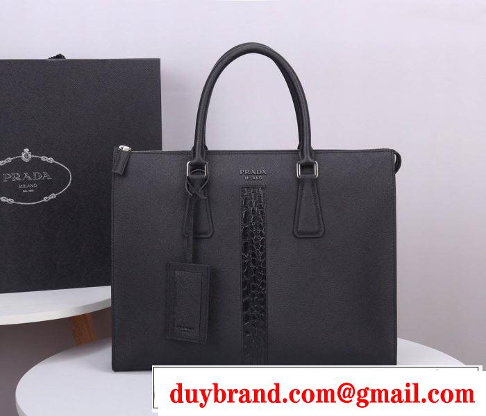 ビジネスバッグ 高級感のあるChất liệuプラダ 一番手に入れやすい PRADA  2020年春限定