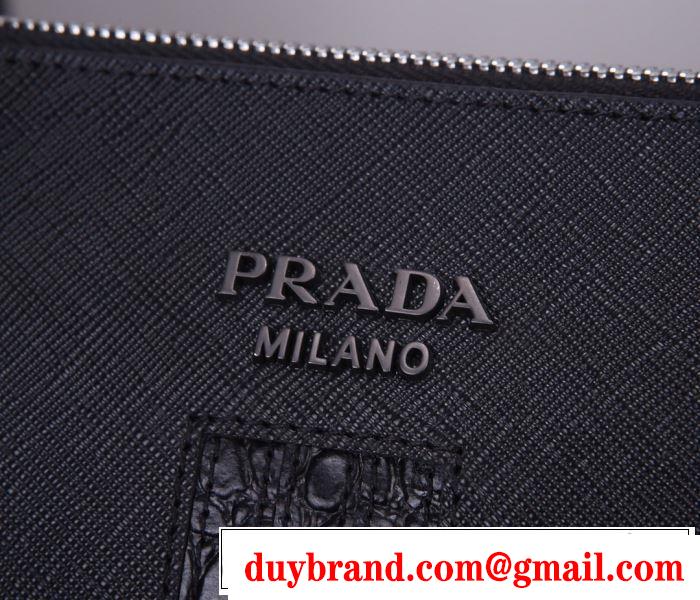 ビジネスバッグ 高級感のあるChất liệuプラダ 一番手に入れやすい PRADA  2020年春限定