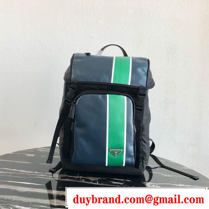 プラダ春夏コレクション新品  PRADA 普段見ないデザインばかり リュック 大人気柄