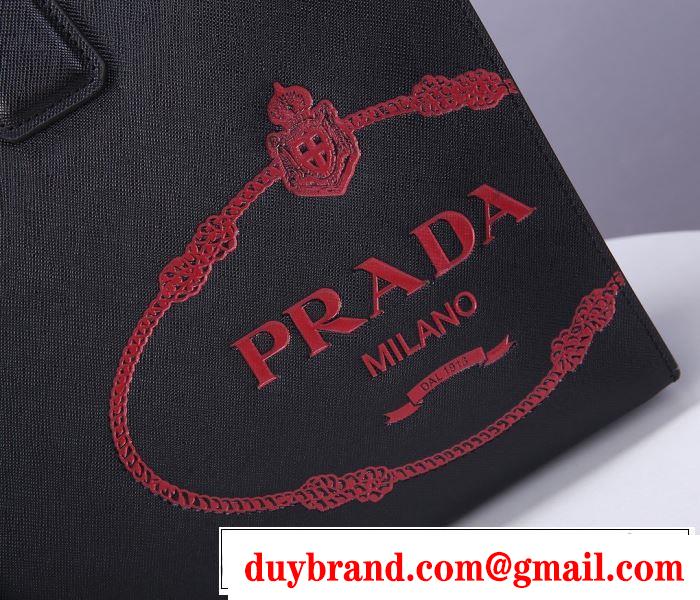 プラダ手頃価格でカブり知らず  PRADA 通勤通学どちらでも使え ハンドバッグ