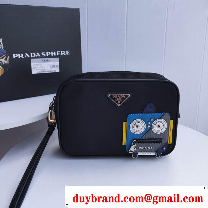最先端のスタイル プラダ2020SS人気  PRADA ポーチ 2年以上連続１位獲得