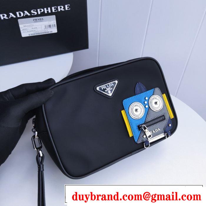 最先端のスタイル プラダ2020SS人気  PRADA ポーチ 2年以上連続１位獲得