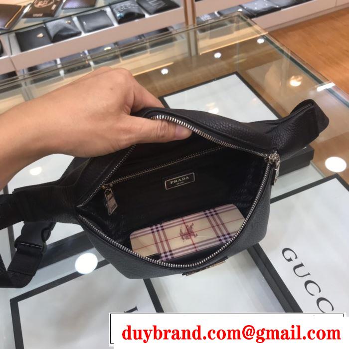 ウエストポーチ コーデの完成度を高める プラダ PRADA この時期の一番人気は