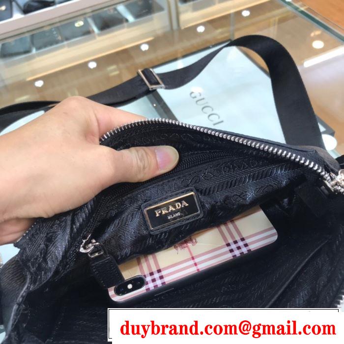 普段使いにも最適なアイテム プラダ PRADA ストリート感あふれ ミニバッグ