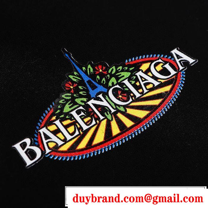 2色可選 20SSトレンド バレンシアガ BALENCIAGA 手頃価格でカブり知らず 半袖Tシャツ素敵なアイテム