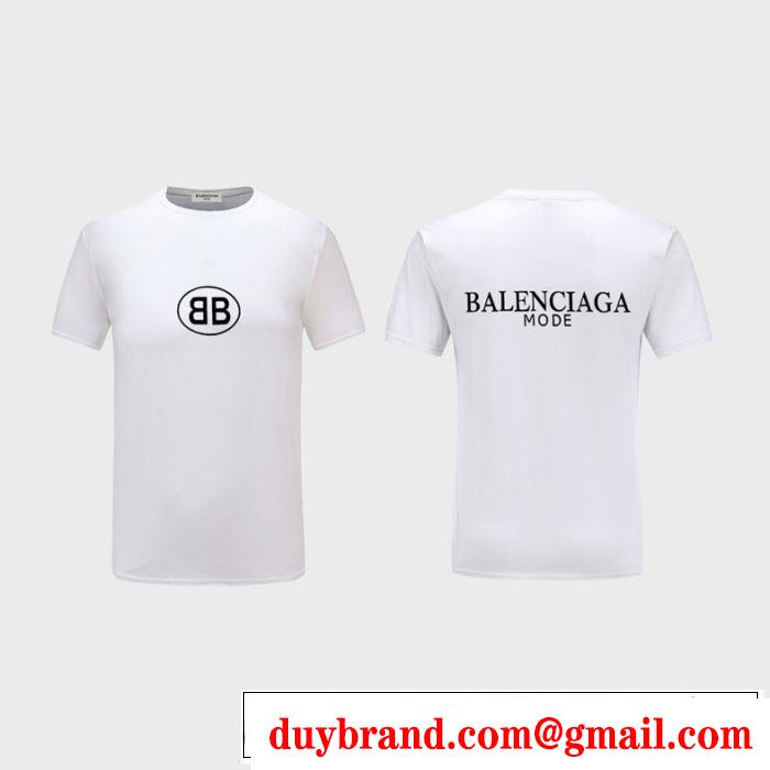 多色可選 着こなしを楽しむ 半袖Tシャツ 有名ブランドです バレンシアガ BALENCIAGA 争奪戦必至