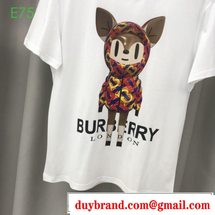 半袖Tシャツ 高級感のあるChất liệu2色可選 バーバリー一番手に入れやすい  BURBERRY 2020年春限定