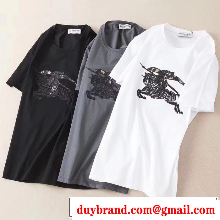 累積売上総額第１位 3色可選 半袖Tシャツ 老舗ブランド バーバリー BURBERRY 20SS☆送料込