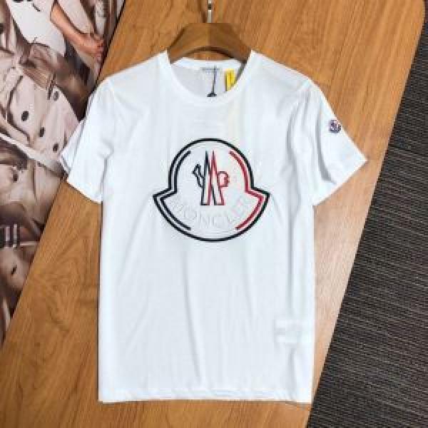 Cả hai đi lại đến trường tay áo ngắn t -shirt 2 màu Chọn các mặt hàng đẹp Moncler Limited Item xuất hiện moncler_ tay áo ngắn T -shirt
