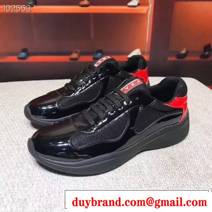 スニーカー2色可選  限定アイテムが登場 プラダ限定色がお目見え PRADA  一目惚れ級に