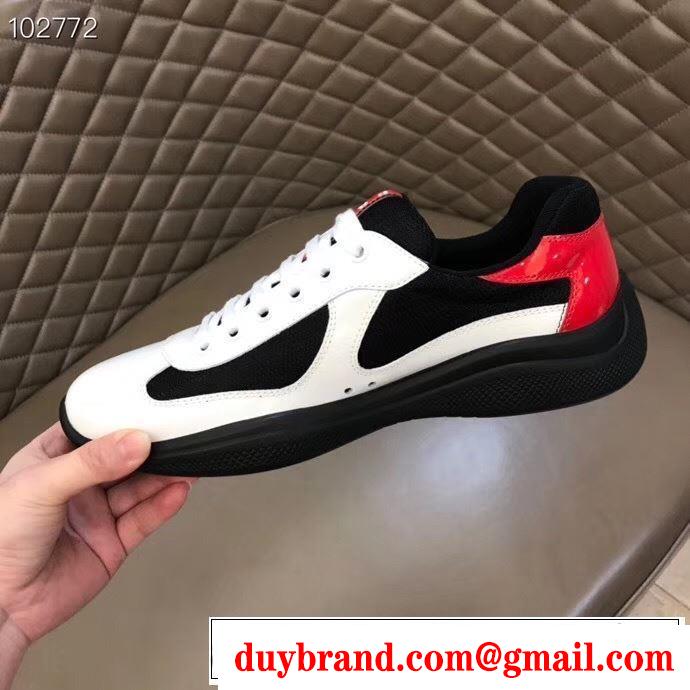 スニーカー2色可選  限定アイテムが登場 プラダ限定色がお目見え PRADA  一目惚れ級に