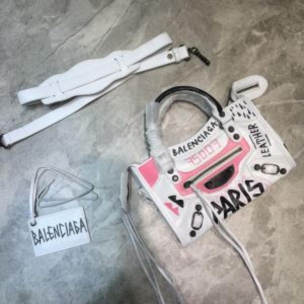 Túi Balenciaga Nữ mini city graffti bag pink đẹp chất lượng 