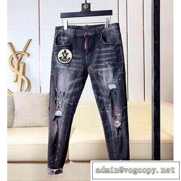 Quần jean moncler denim thời t...