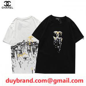 Đặt hàng qua thư thương hiệu Ch⚪nel ở nước ngoài yêu thích 2021 Mùa xuân/Mùa hè mới T -shirt/Short Sleeve Doodle Unisex