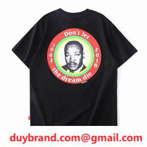 Tối cao / tối cao quen thuộc với da trần t -shirt / cut -and -sew Tận hưởng một loạt các ô phối hợp tee đặt hàng