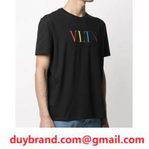 Phổ biến 2021 Mùa xuân / Mùa hè Valentino Sleeve T -Shirt nam Xếp hạng vụ nổ Valentino New