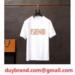 TUYỆT VỜI TUYỆT VỜI FENDI FENDI 2021 MỚI Đàn ông cổ điển tay áo ngắn