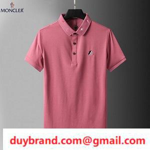 Royal Road Summer Khuyến nghị Moncler Moncler Polo Áo tay áo ngắn giản dị