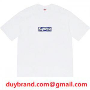 Logo hộp tối cao tối cao T -Shirt Paisley Mẫu phát triển mô hình phát triển cho mùa xuân / mùa hè