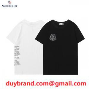 Mùa này được đề xuất làm việc phổ biến phổ biến Moncler Sleeve T -shirt Simple Stress -Free Comfort