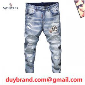 Quần jean Hoàng gia Khuyến nghị Moncler Denim Quần Đàn ông Cảm giác nghệ thuật