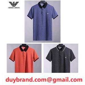 Cảm giác thiếu sót được đề xuất Armani Armani Quần áo nam Poro SPRIPE Sáng tạo Stripe Creation