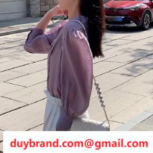 Sự chú ý tuyệt vời của mùa này thời trang Chanel Thương hiệu Túi đường chéo giá rẻ Ladies 4 -Color Triển khai Pearl