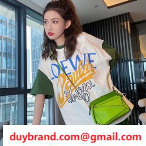 Bán thời gian đặc trưng sản phẩm Loewe Loewe đặt hàng ngắn tay áo ngắn T -Shirt 3 Màu sắc Triển khai STREAT