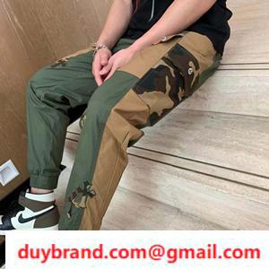 Bán giới hạn Chrome Hearts × Loewe Loewe Quần kiểu ngụy trang phong cách hoạt động