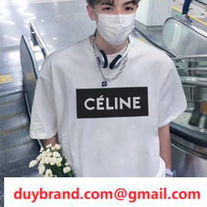 Celine Celine Ti Áo Spring / Summer Unisex hiện được yêu thích từ khắp nơi trên thế giới