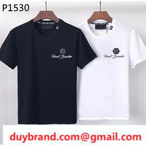 Lớn T --shirt Philipp plein đơn giản Philipprine Công việc mới siêu rẻ Mùa hè thanh lịch màu sắc phổ biến