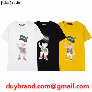 Palm Angles cotton t -shirts với ký tự cờ, nhiều màu sắc có thể được chọn