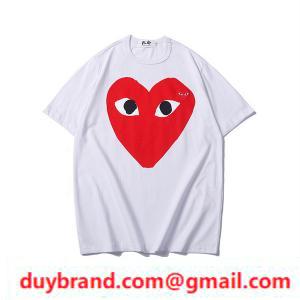Comme des garcons comdegarson tay áo ngắn t -shirt thiết kế thời trang đơn giản