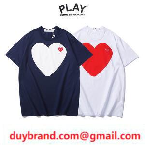 Thương hiệu thời trang của  Comme des Garcons logo lớn t -shirt