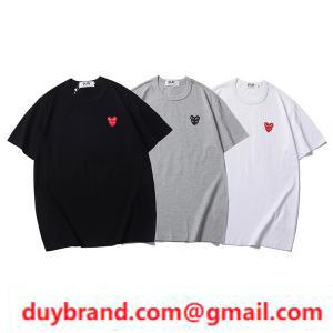 Comme des garcons nam t -shirt 3 màu dễ kết hợp với các đáy khác nhau
