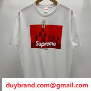Supreme × Undercover FW16 Seven Samurai tối cao tay áo ngắn giá rẻ T -Shirt rực rỡ và biểu hiện mát mẻ