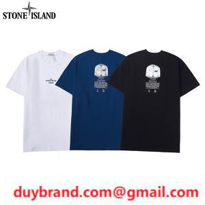 Đảo Đá Đảo Đảo Logo Người đàn ông tay áo ngắn T -Shirt Bạn có thể chọn từ 3 màu
