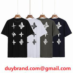 Stone Island Crew Cổ tròn cổ tay áo ngắn Tay áo sử dụng cotton chất lượng cao, ít mở rộng và hợp đồng