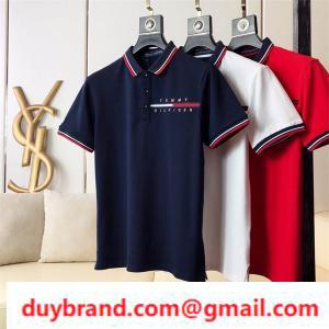 Xu hướng màu hải quân Tommy Hilfiger Tommy Hilfigar Logo Áo polo Áo sơ mi thông minh