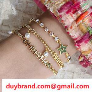 Vòng tay Dior Dior 3 Fold 3 Chuỗi Chuỗi tinh tế Tinh tế