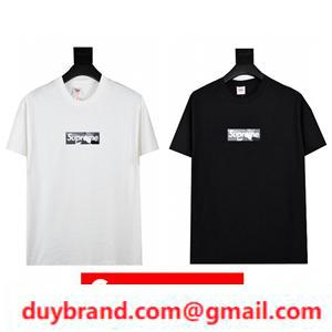 Emilio Pucci × Supreme Box Tee 2 mới nhất Tee 2 -Molored Cotton 100% Đơn đặt hàng thư