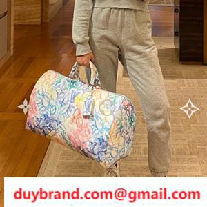  Túi du lịch Louis Vuitton Boston Túi Men Keepol Bandriere 50 Casual LV Like Auth giá rẻ sản phẩm nhập khẩu chất lượng cao