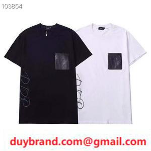 Có logo dior ở phía trước bên trái ngực dior tay áo ngắn t -shirt phổ biến